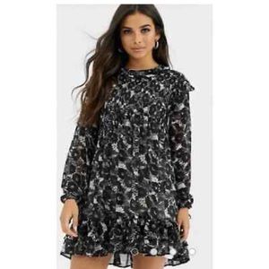 Free People These Dreams Ruffle Mini Dress